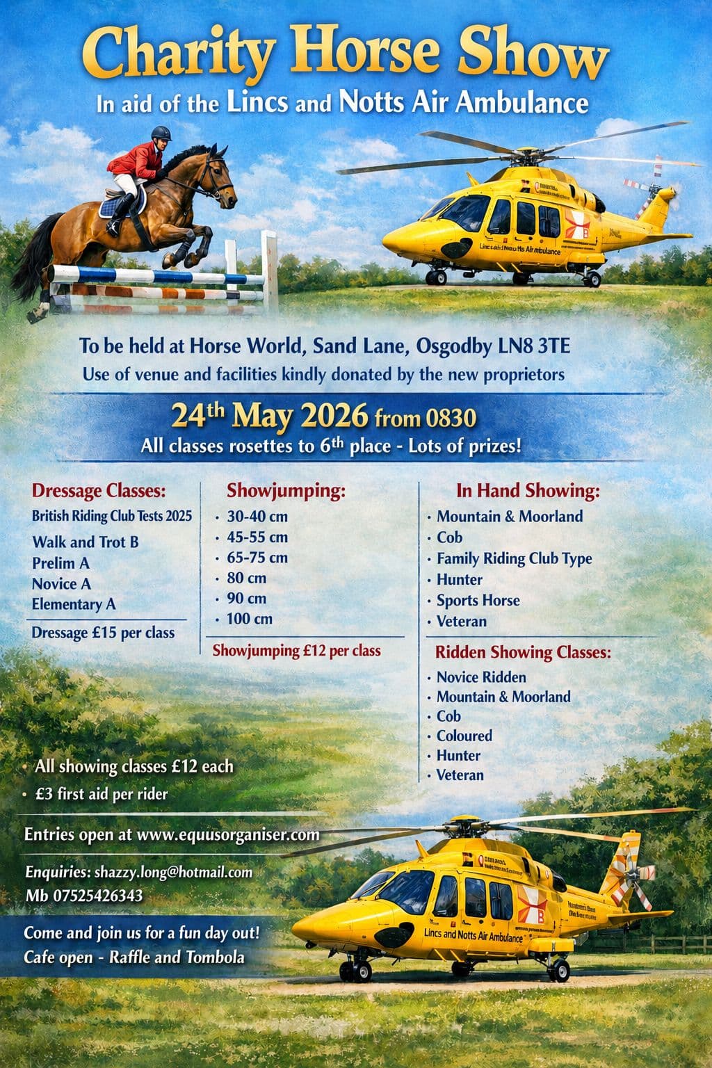 Charity Horse Show in aid of the Air Ambulance